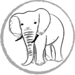 Vetor de elefante