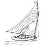 Zwei Männer in einem Boot