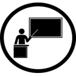 Ilustracja wektorowa prostych prezentacji ikony